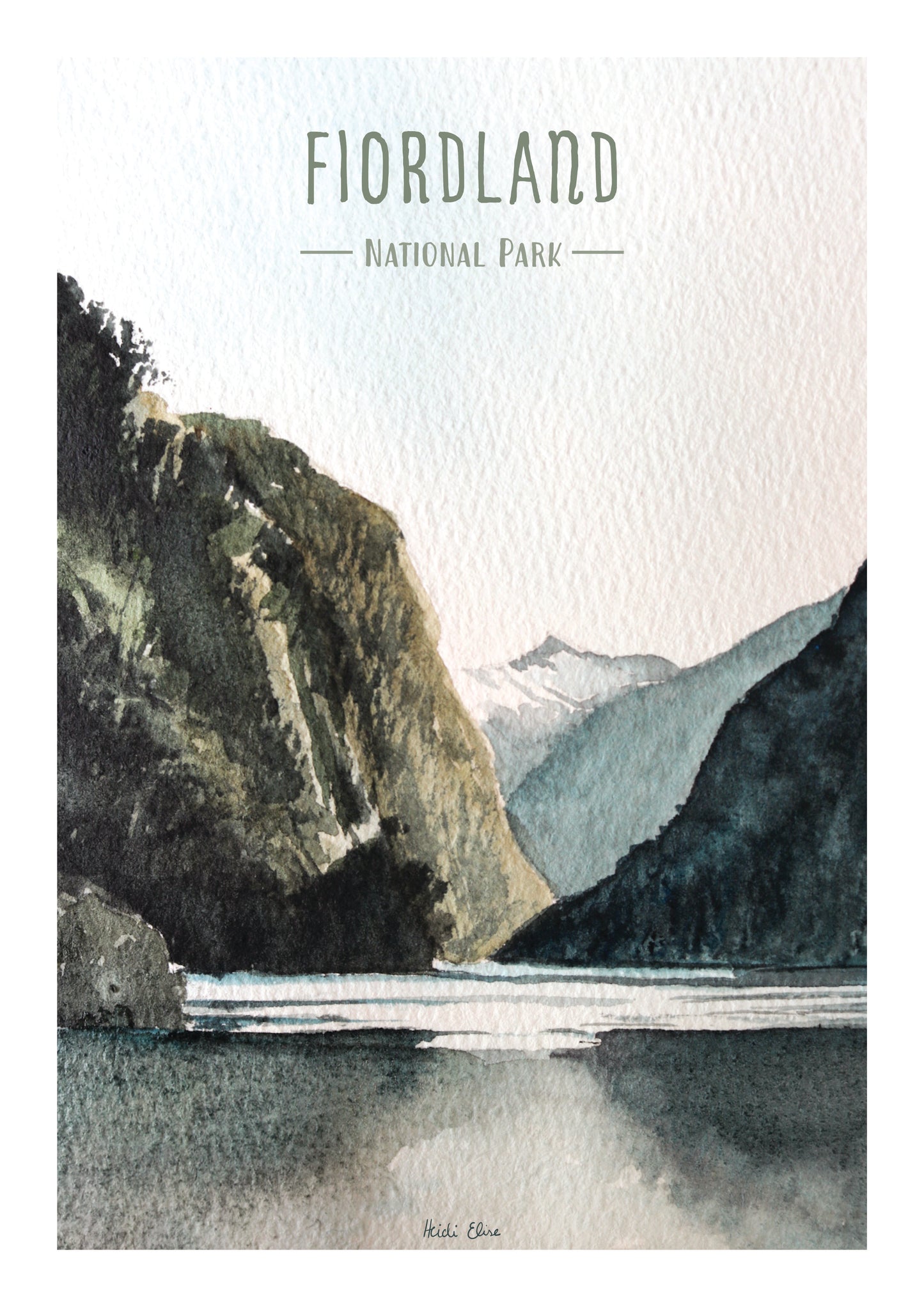 Fiordland Conservation Print