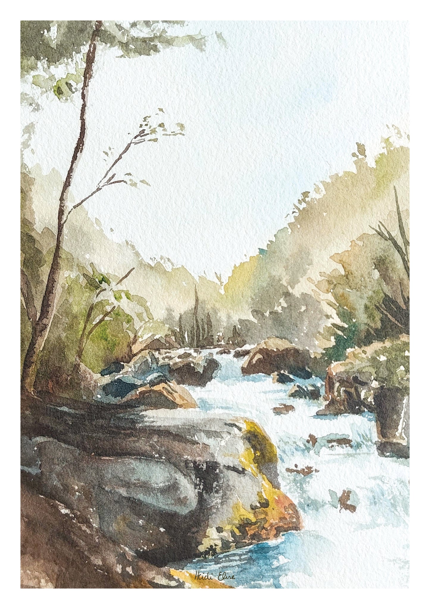 Alpine River Print